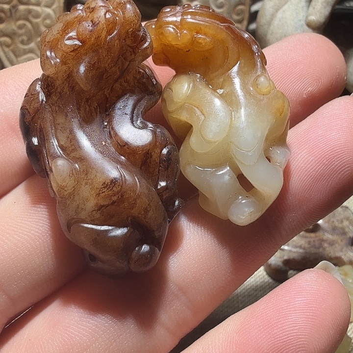 独***2和田玉（糖玉）未镶嵌挂件