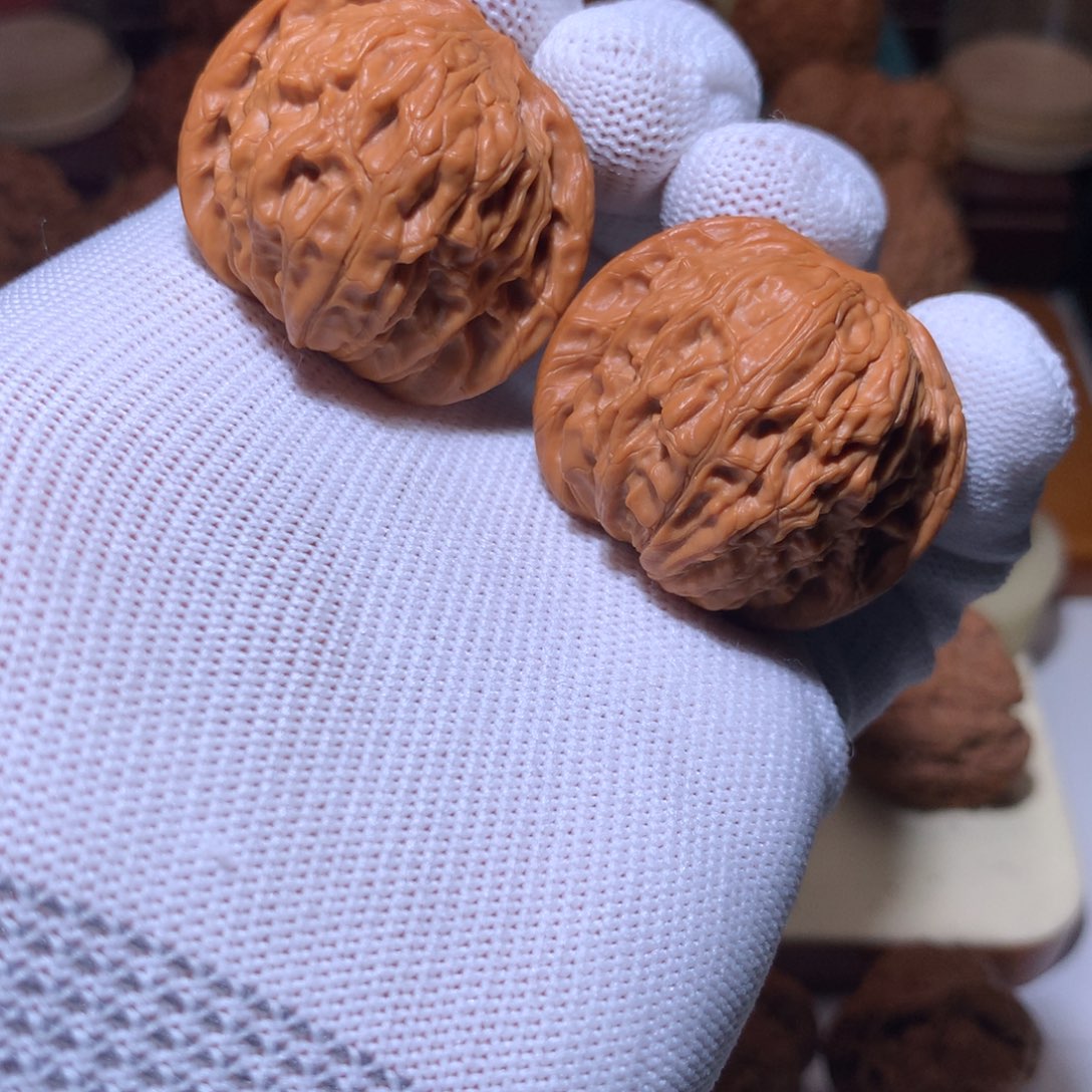 文玩核桃把件全品山地磨