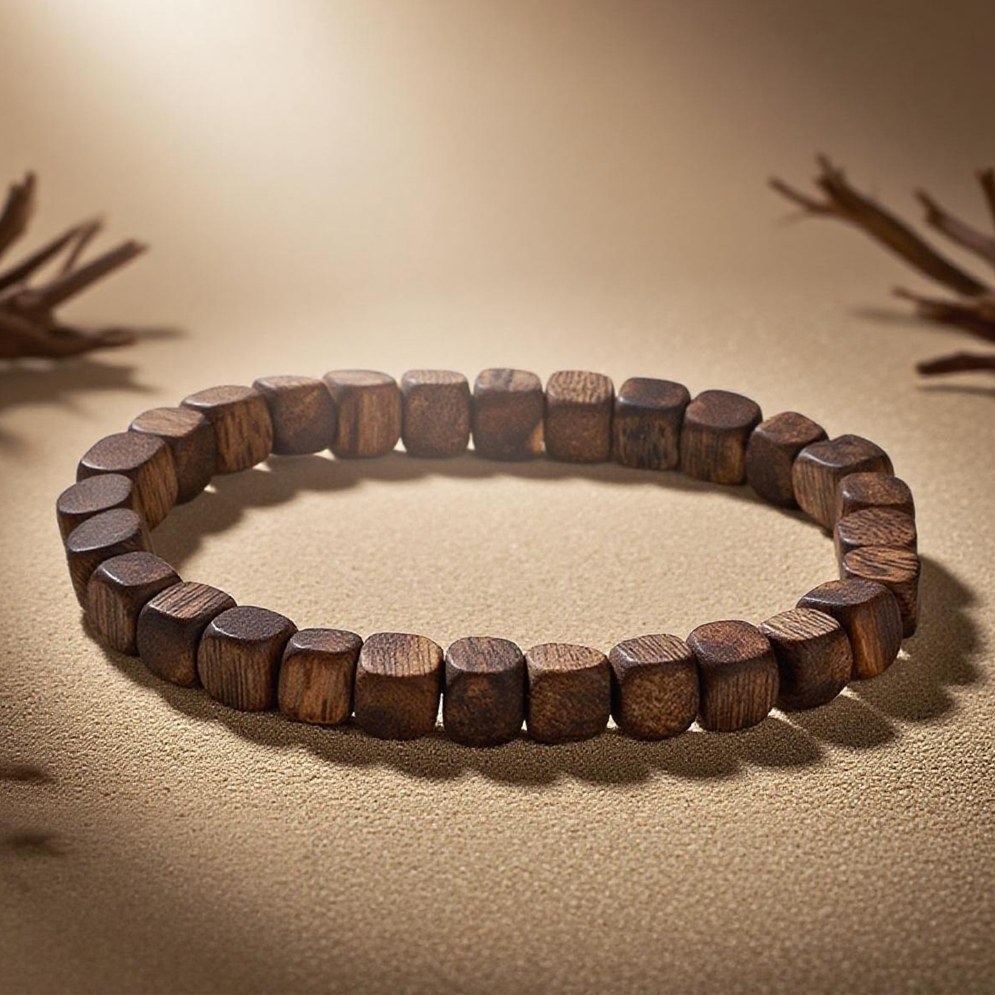 沉香【潼洲阁】张勺子-4mm方糖单圈手串多样性发一