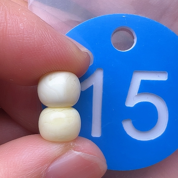 蜜蜡裸石未镶嵌8m m