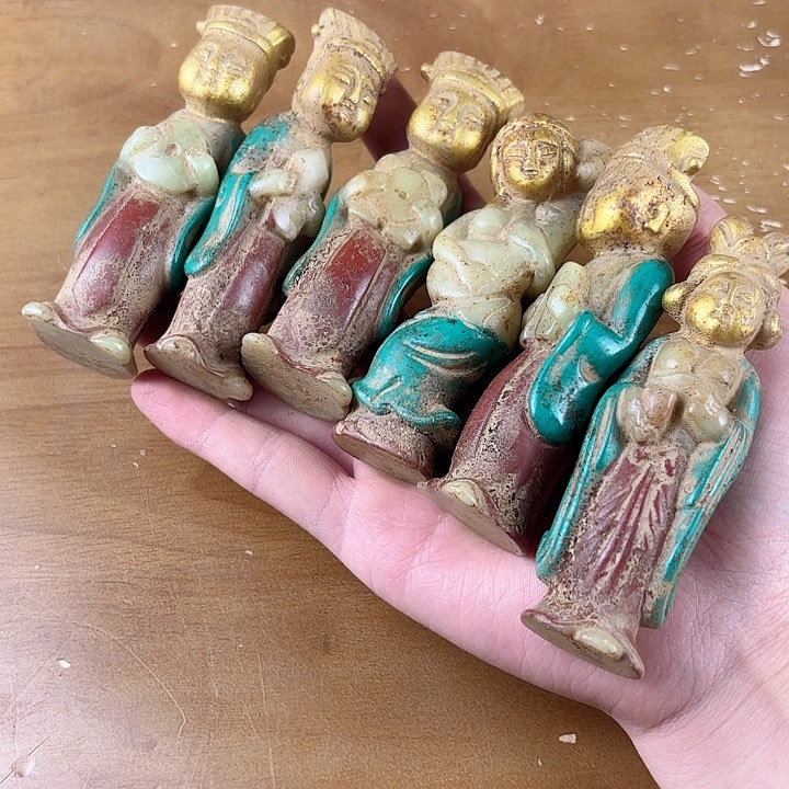 和田玉未镶嵌挂件低*