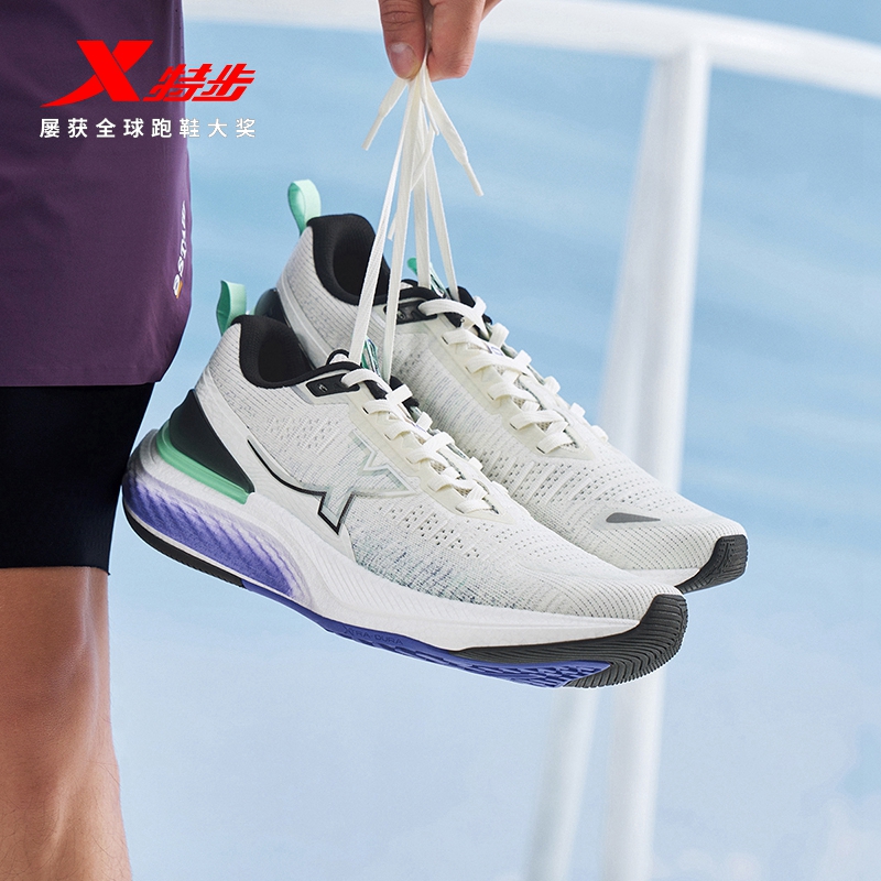 影擎2.0特步跑步鞋春夏舒适男女轻便休闲运动鞋减震耐磨防滑鞋子