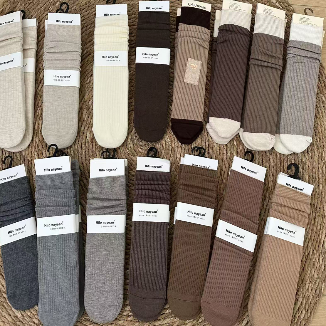 ［多囍］福利秒颜色随机羊绒袜4双