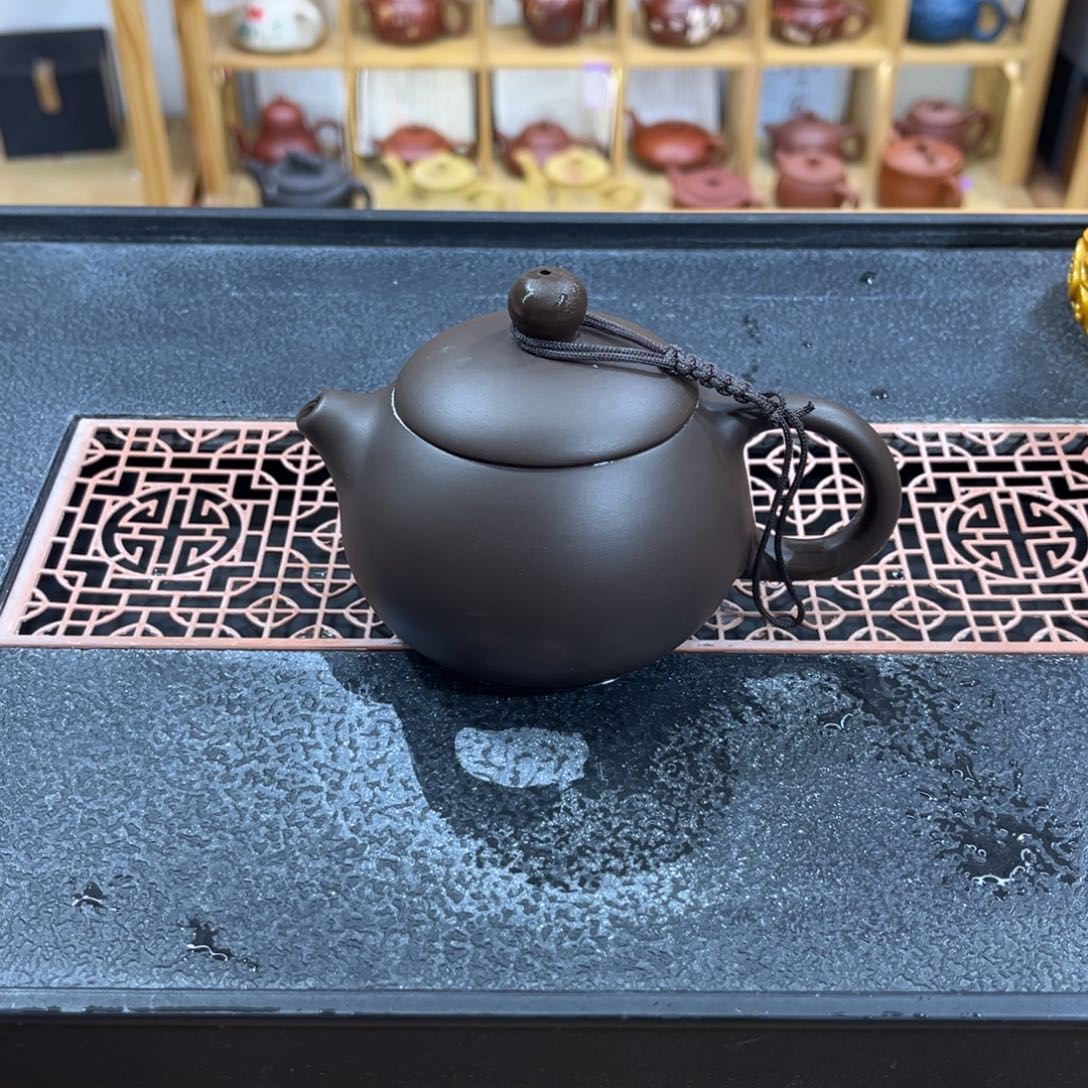 紫砂茶案小品西施西施