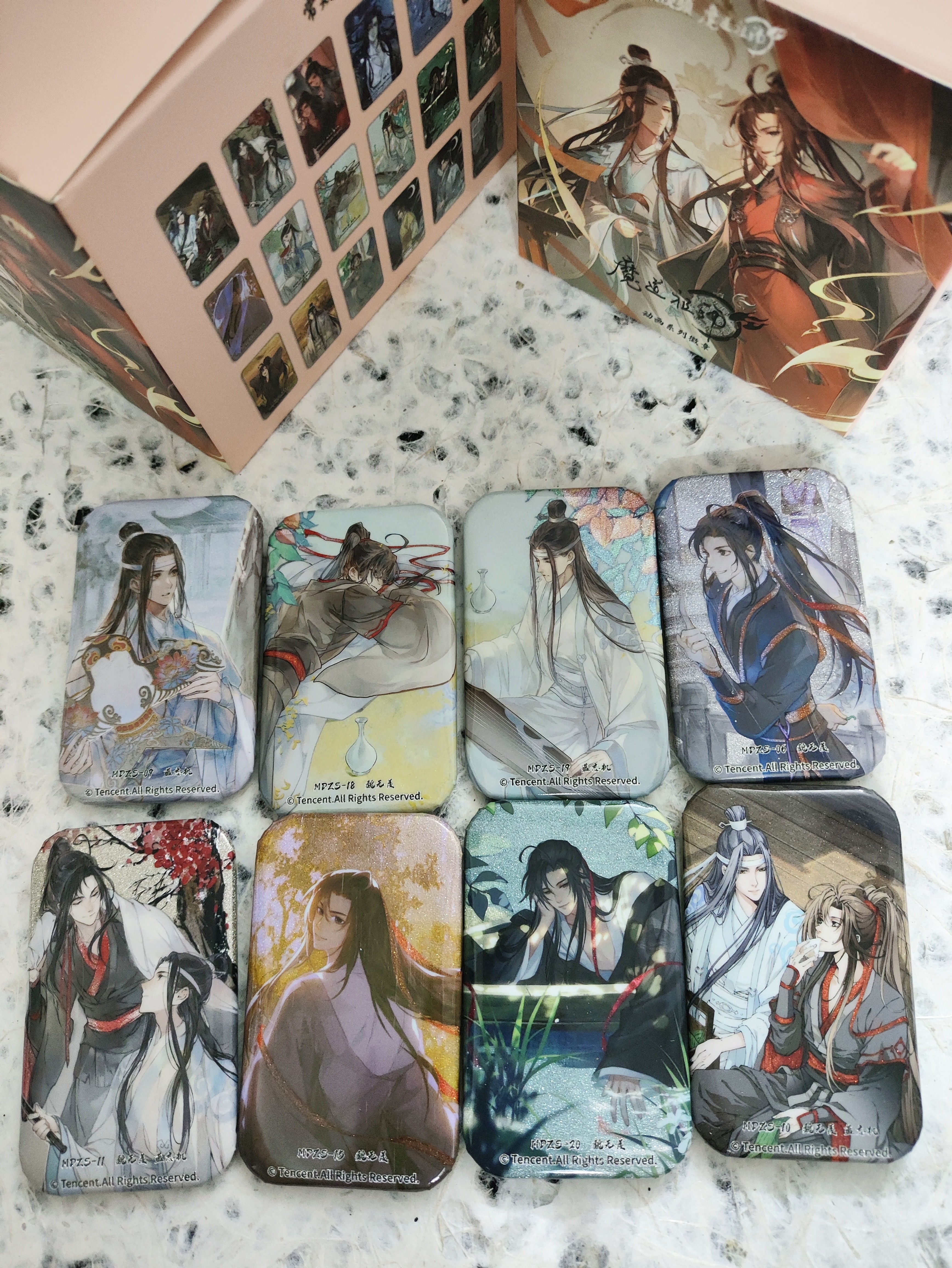魔道祖师正版吧唧（微瑕）端盒福利