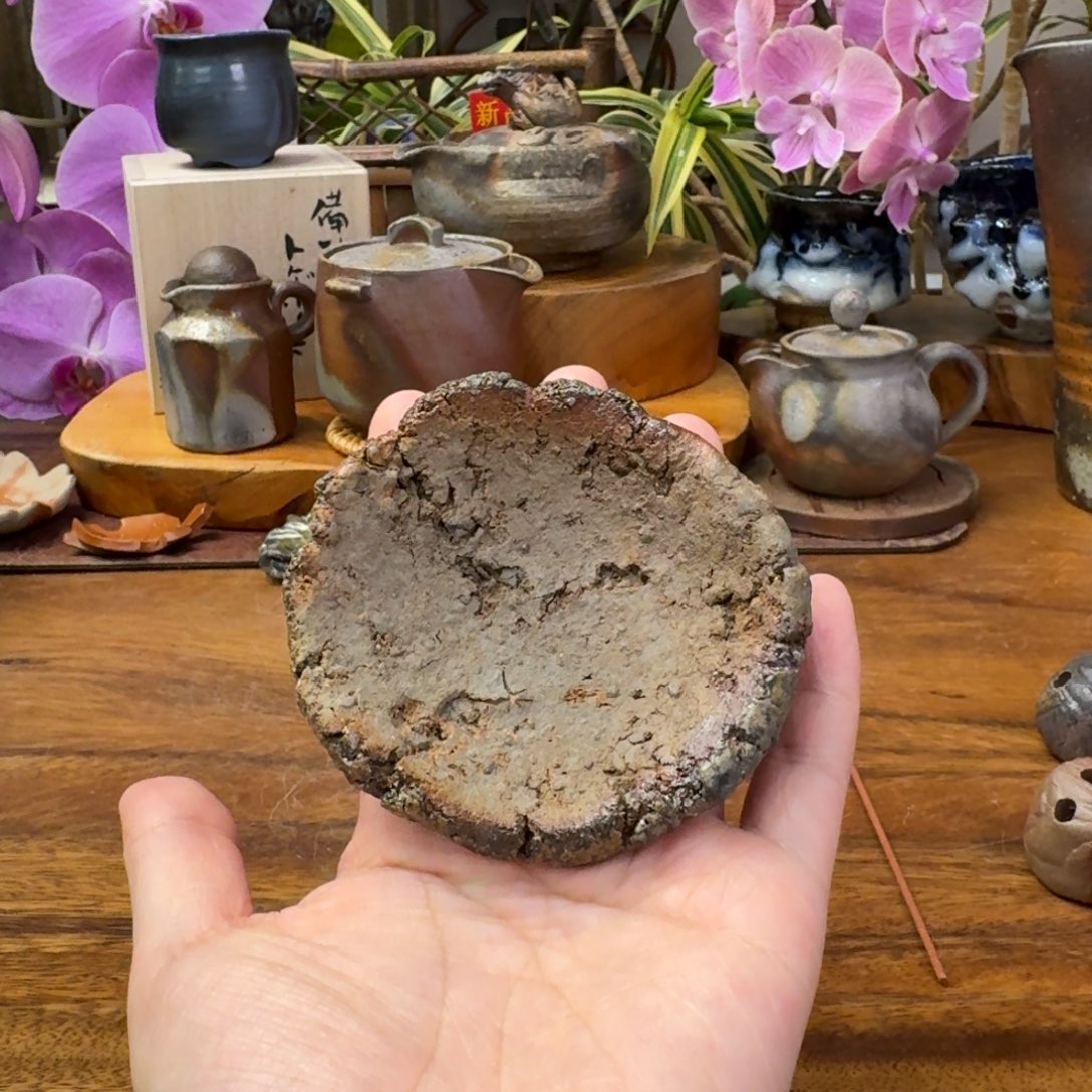 k***幂藤森信太郎备前烧杯垫福利一口价