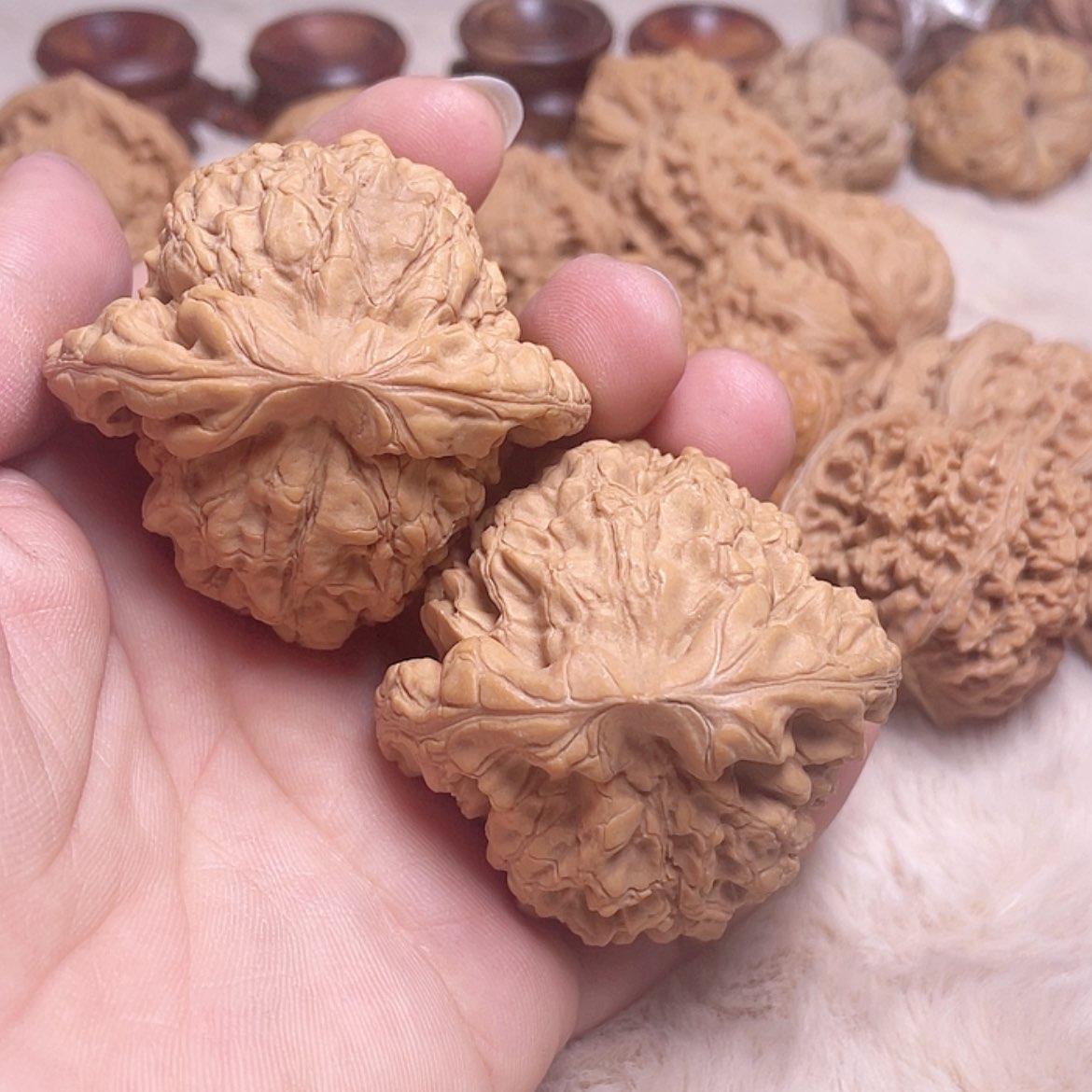 【闪购商品】文玩核桃吊坠小**了53龙鼎