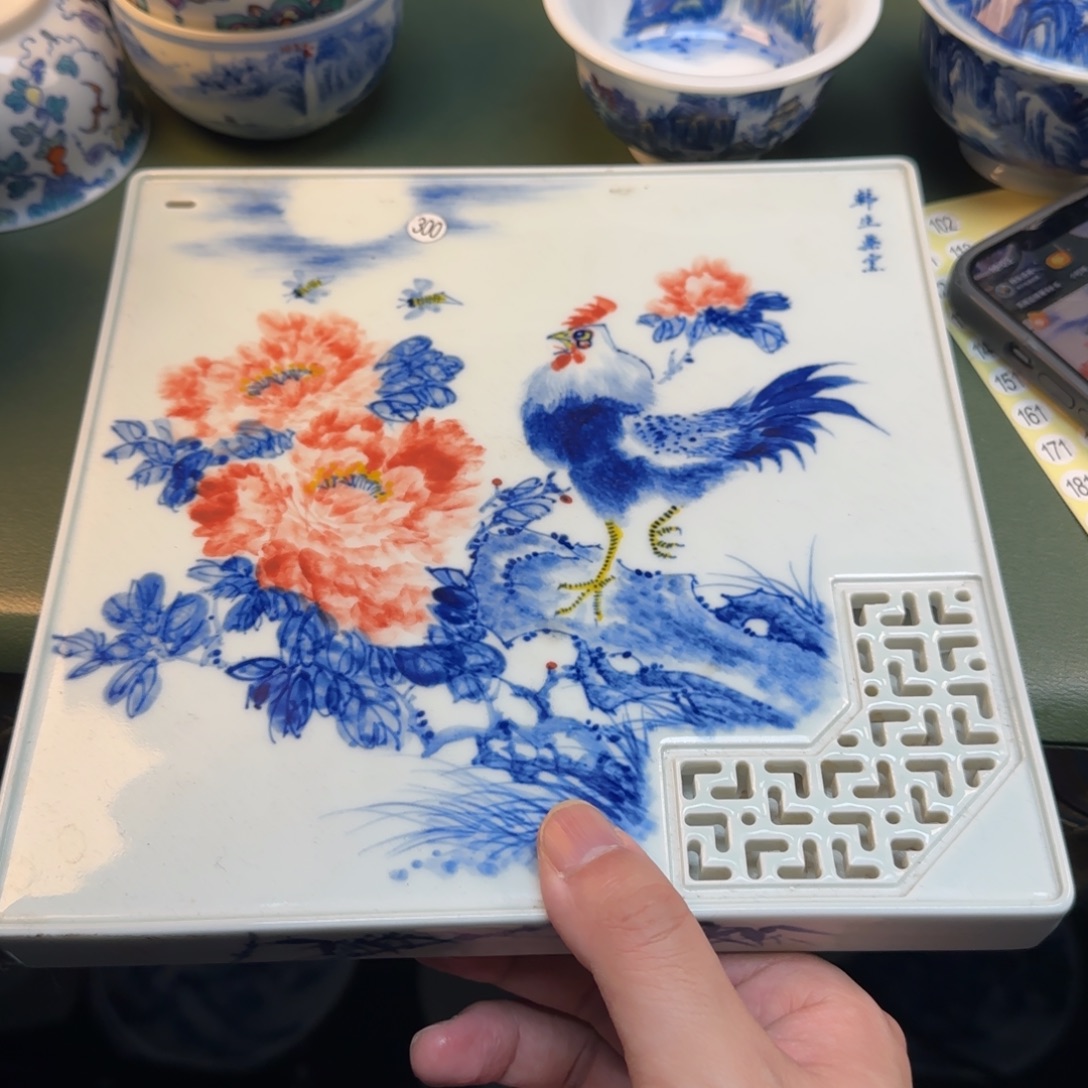 冬***冬彦祖纯手工手绘茶具300