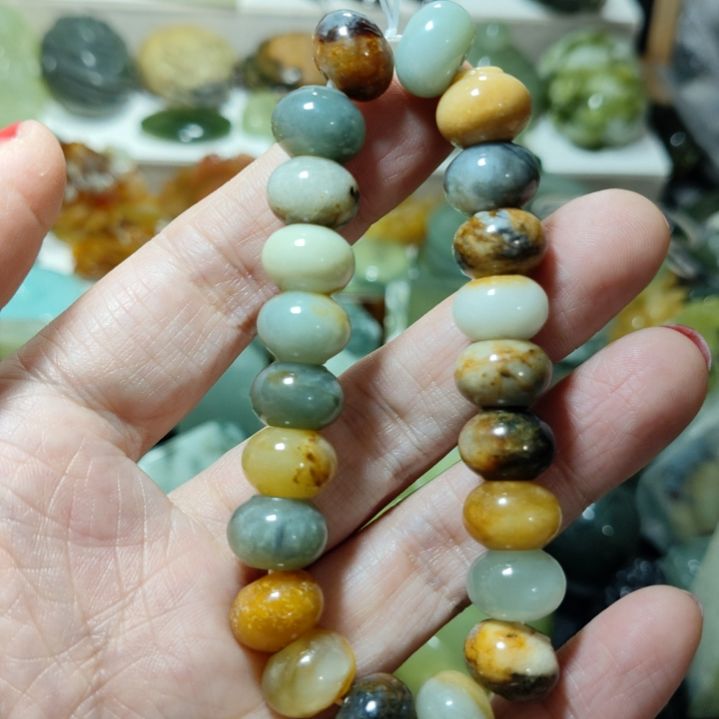 岫玉手串款式未镶嵌