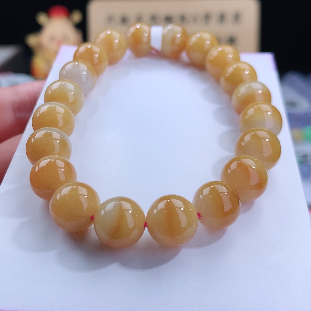 翡翠手链未镶嵌卡10mm