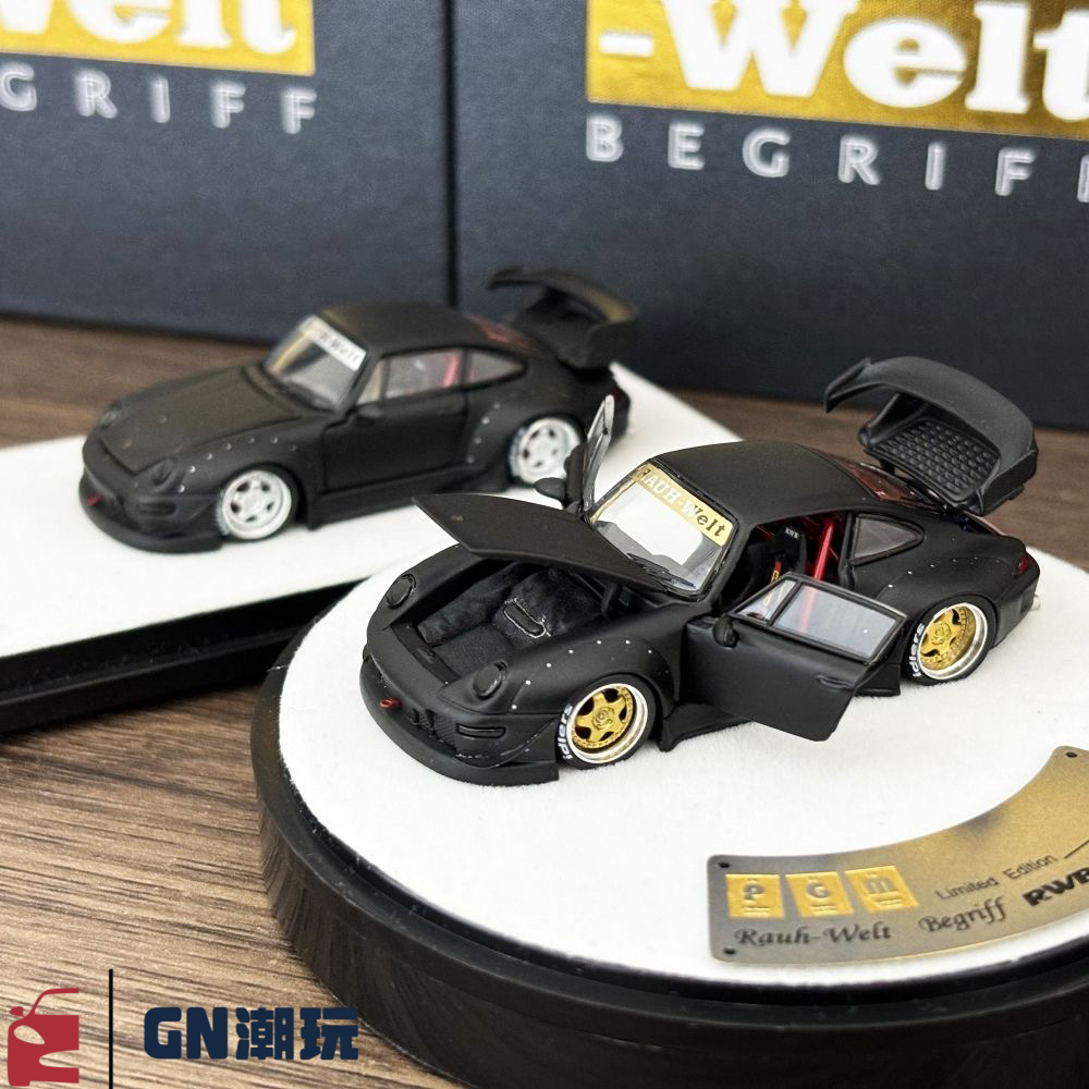 GN直播开盒588端1:64合金树脂汽车模型 