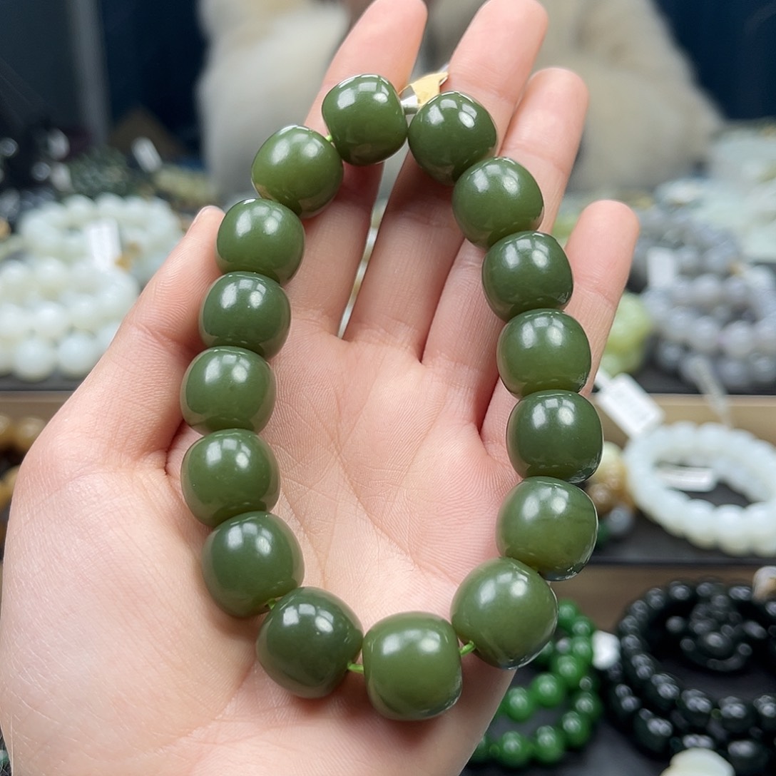 和田玉手链未镶嵌