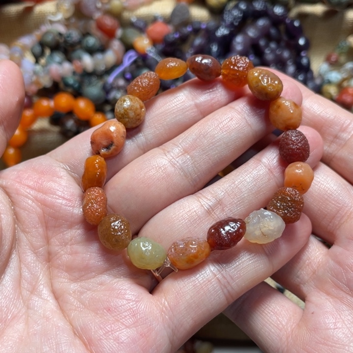 玛瑙/玉髓合金手链