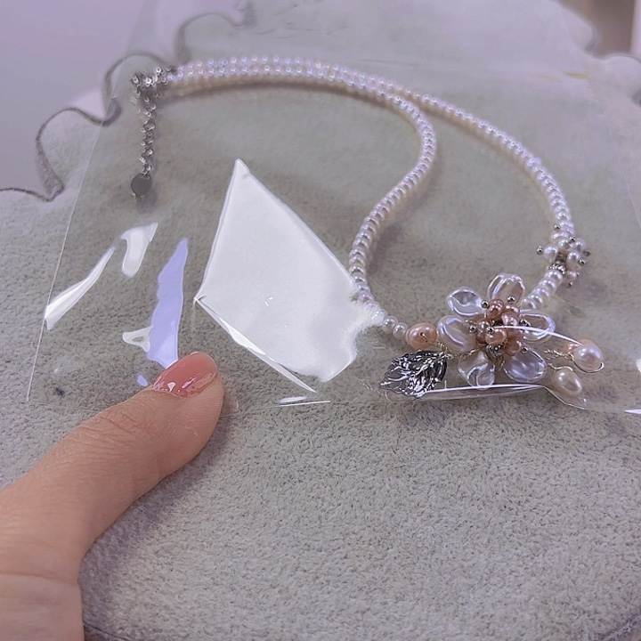 淡水珍珠手绳银S925镶嵌