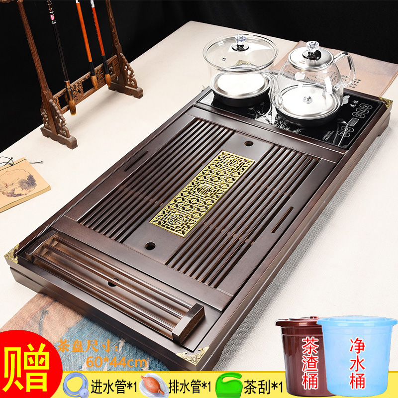 茶盘全自动茶具套装底部上水大中小号茶具套装高端全套