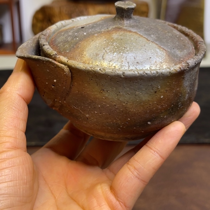 备前烧作品陶弘水台有小磕