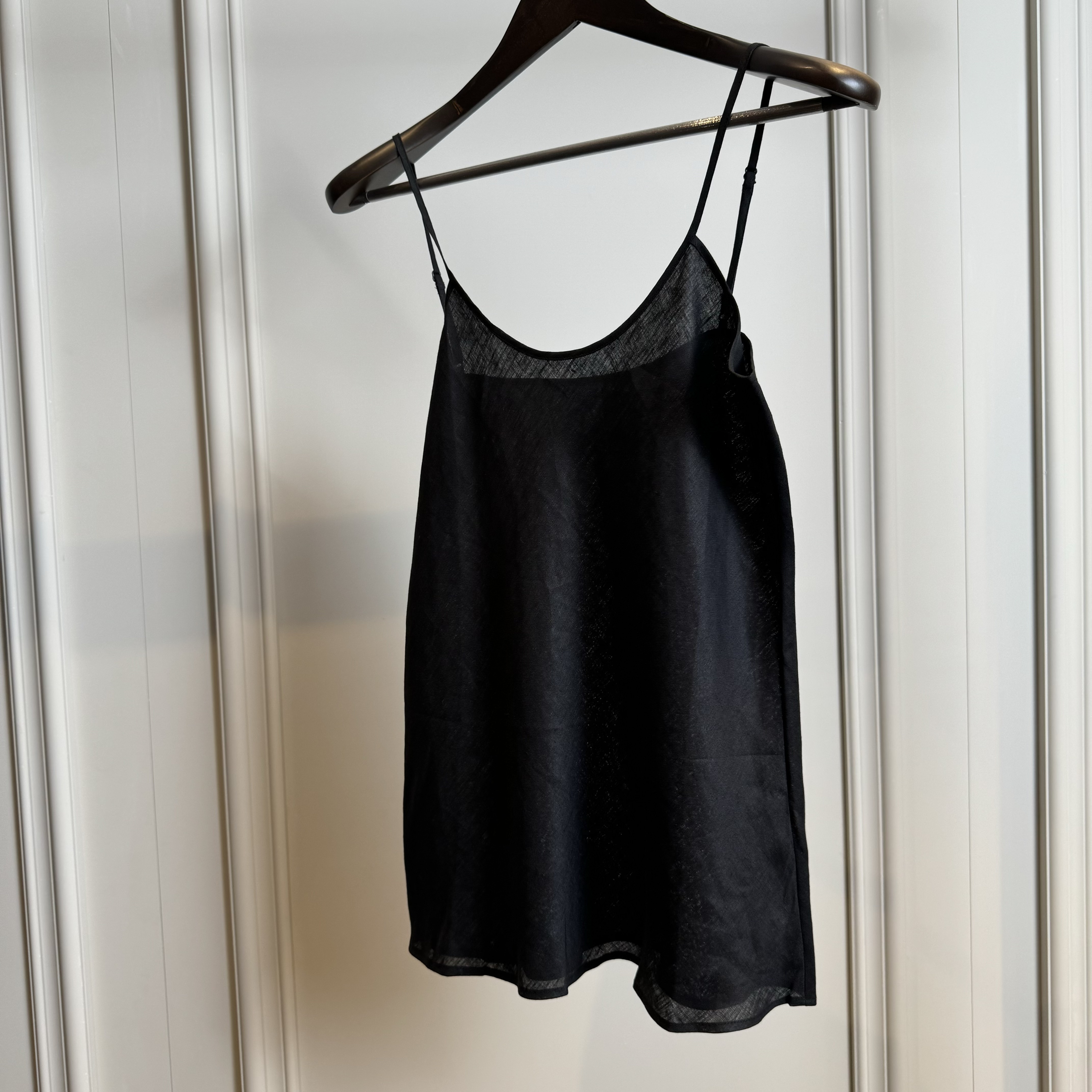 RIRV「Black系列」久一点 亚麻吊带背心