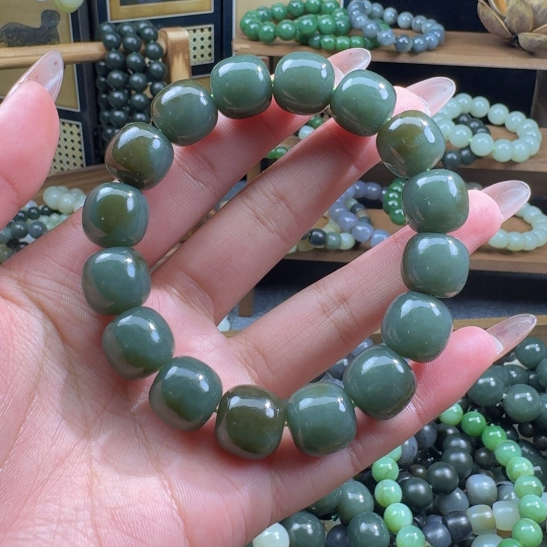 和田玉手链未镶嵌