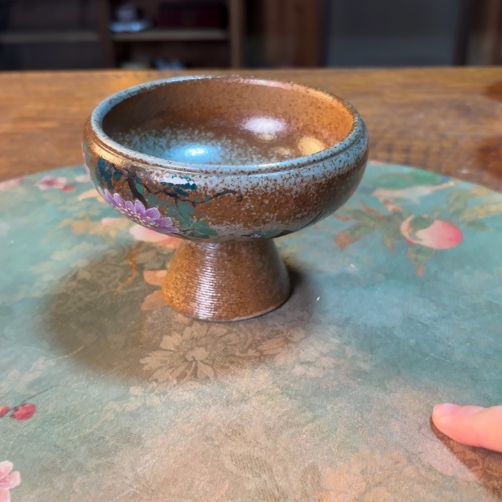 安***净柴烧纯手工手绘陶瓷