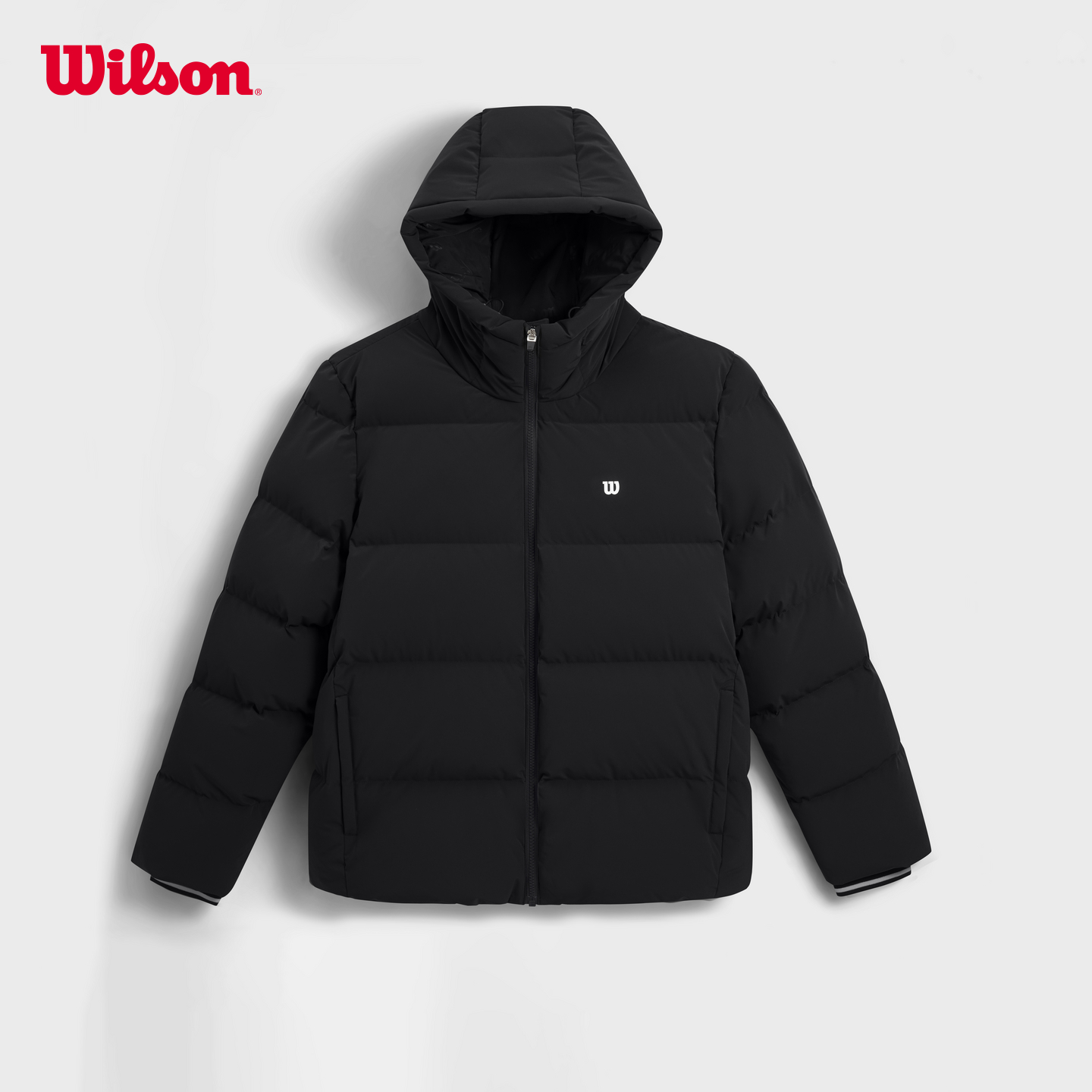 Wilson威尔胜25秋冬Warmup男士连帽防风保暖蓬松羽绒服WM20095532
