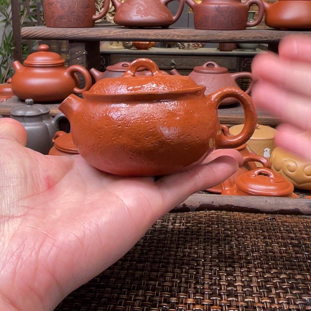 茶壶紫砂宜兴原矿紫砂手工制110