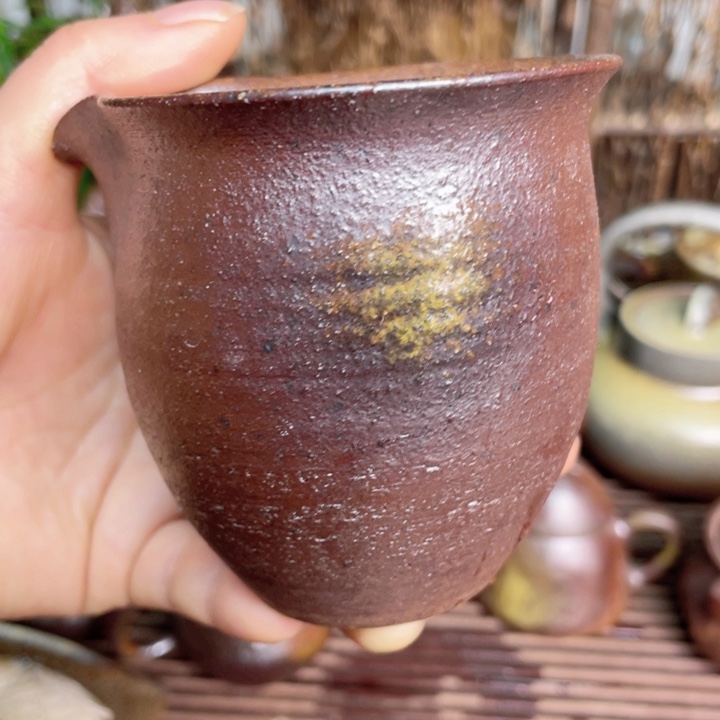 紫砂茶壶纯自然高温无釉裸柴烧