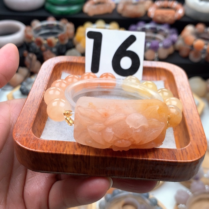 石英质玉手链未镶嵌