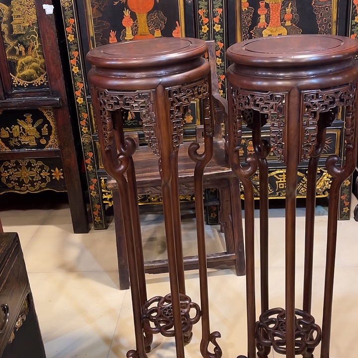 用***5木（非红木类）花几2个