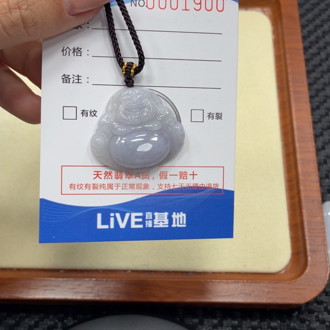 翡翠未镶嵌颈饰翡翠吊坠x 1900