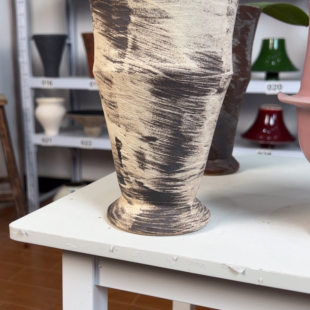 吉***止景德镇手工花盆有孔