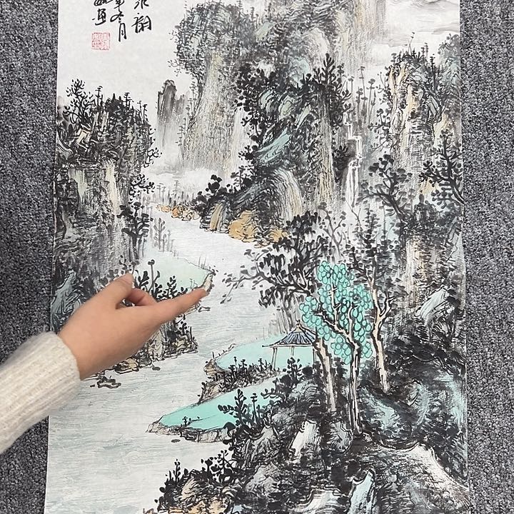 国画纯手绘字画作品展
