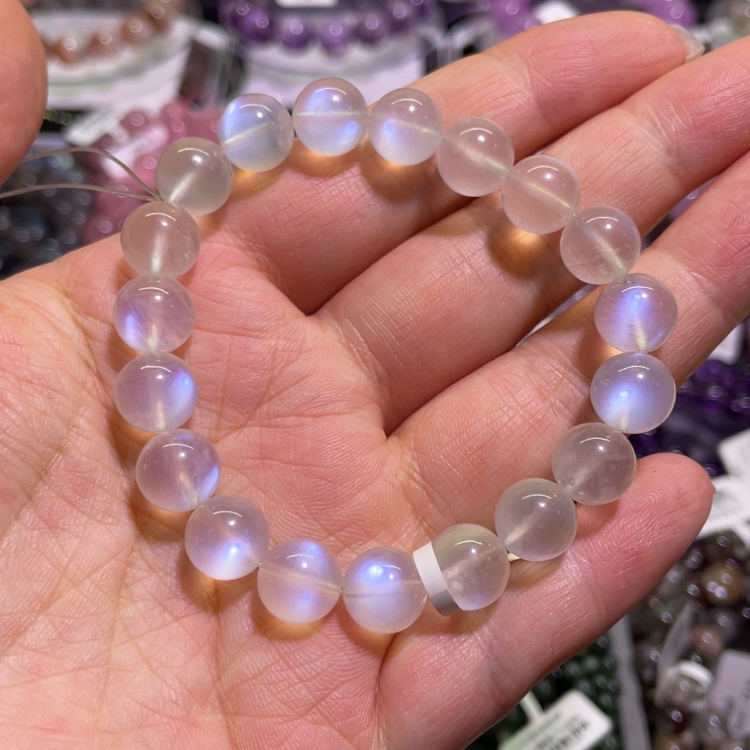 月光石手链未镶嵌10.5mm