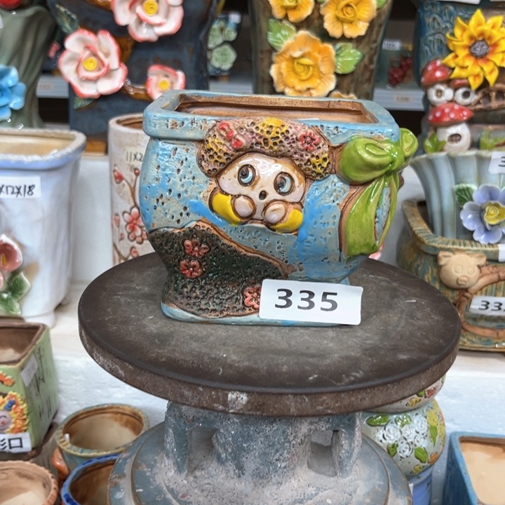 紫砂花盆粗陶材质多肉花盆