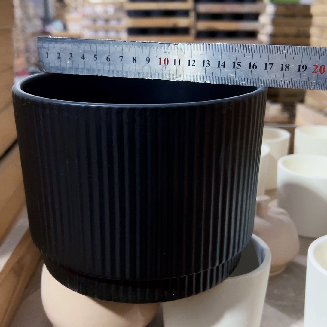 有孔，外贸尾单陶瓷花盆凑单10米包邮