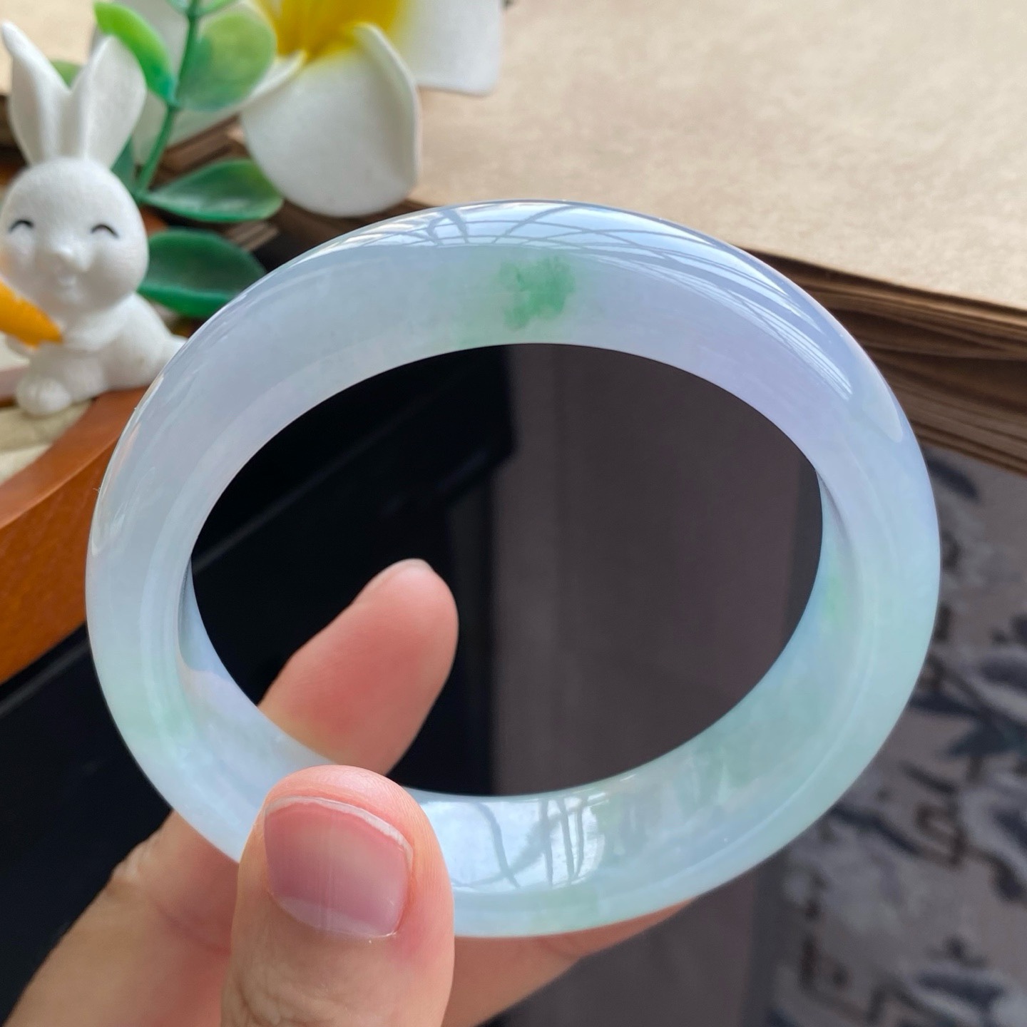 121盘冰春彩果冻13389号58-15.8-8.3 超厚装！超梦幻的马翡翠手镯