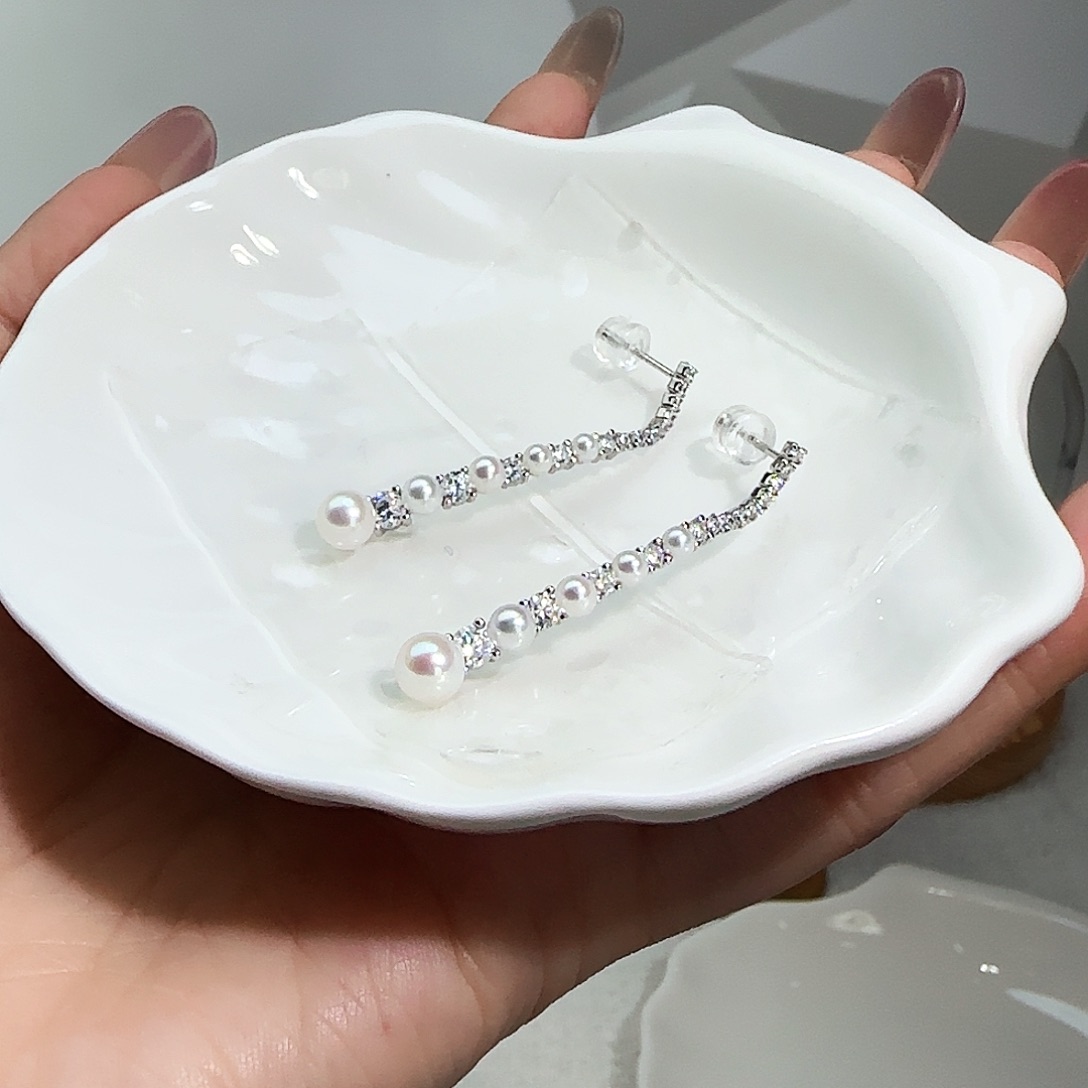 耳饰未镶嵌淡水珍珠