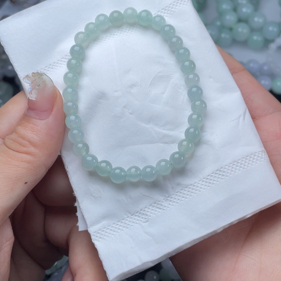 未镶嵌手链翡翠手串
