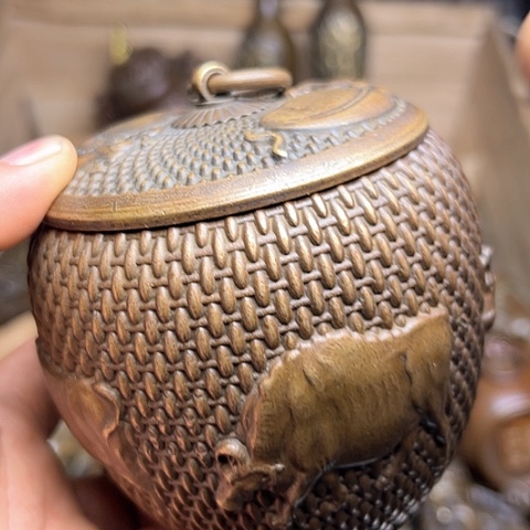 铜制文玩把玩物件