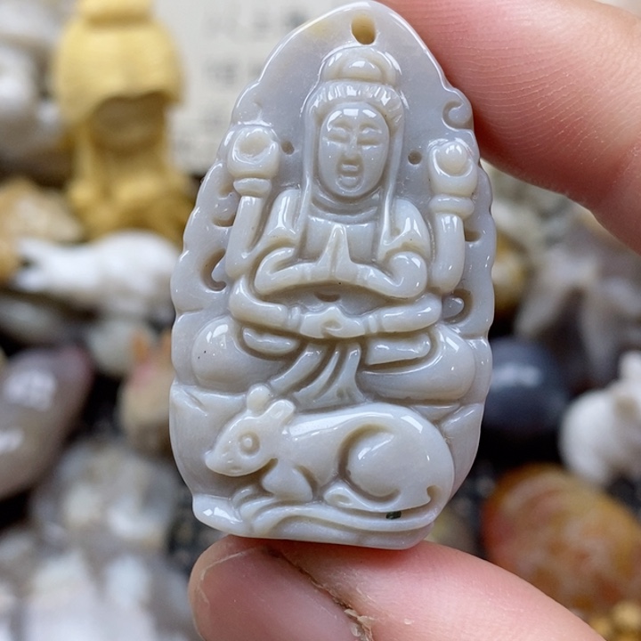 颈饰未镶嵌硅化珊瑚（珊瑚玉）有瑕 小