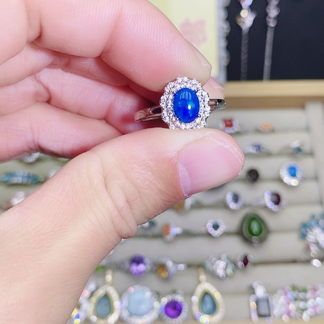 未镶嵌欧泊戒指459