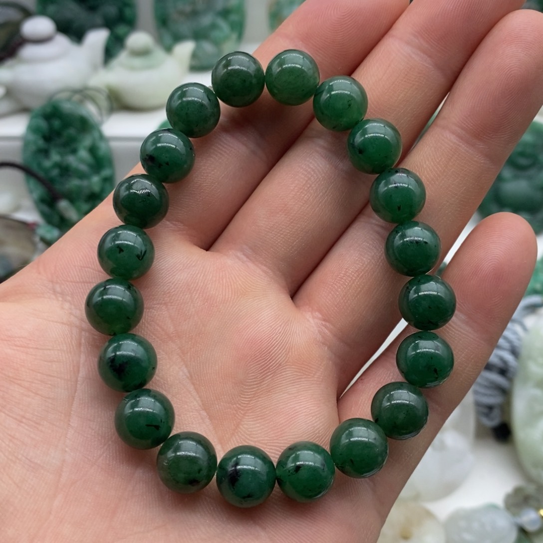 独山玉手链未镶嵌