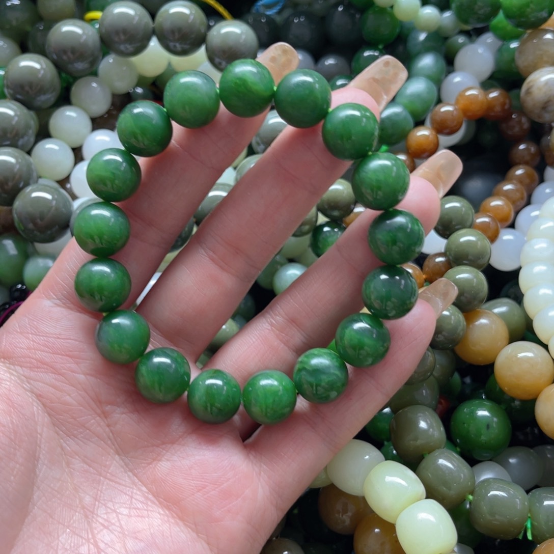 和田玉手链未镶嵌