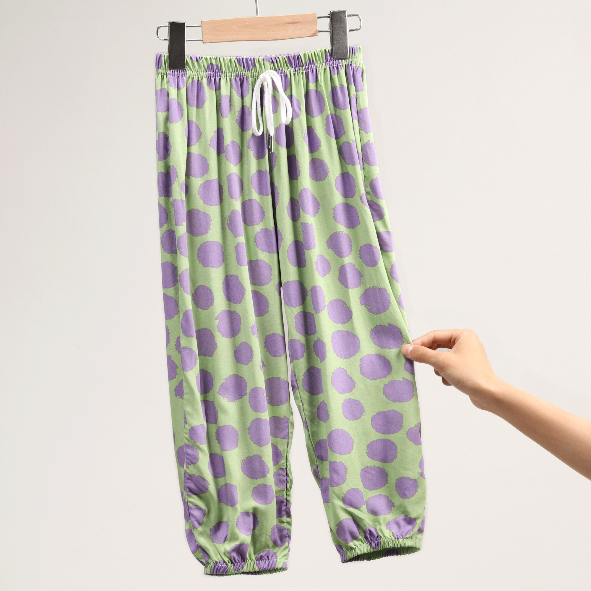 531393儿童防蚊裤冰丝女童夏季薄款男童裤子大童灯笼运动九月