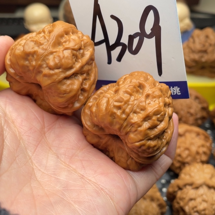 桃核把件蛤蟆头38