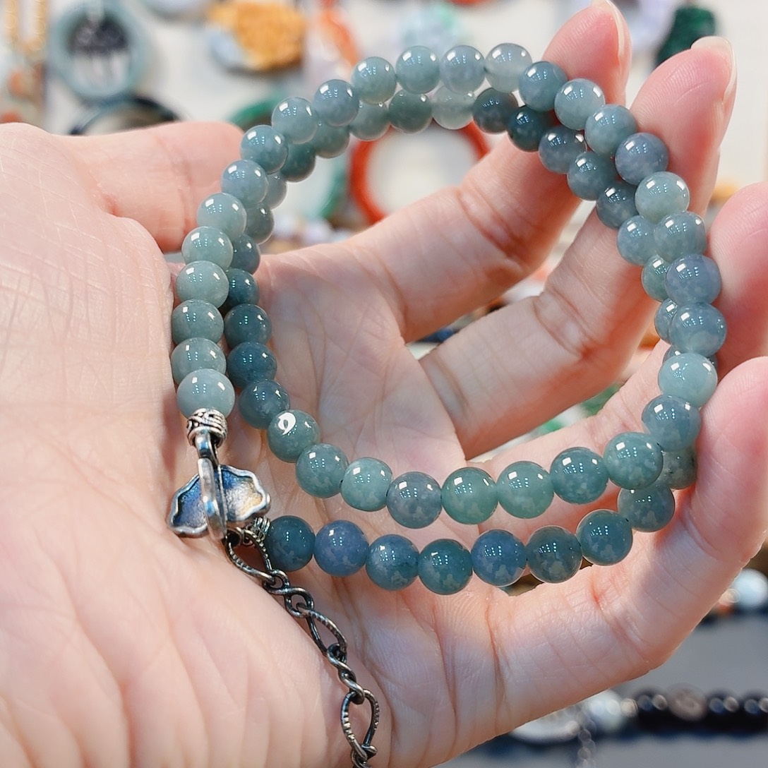 翡翠未镶嵌手链手串