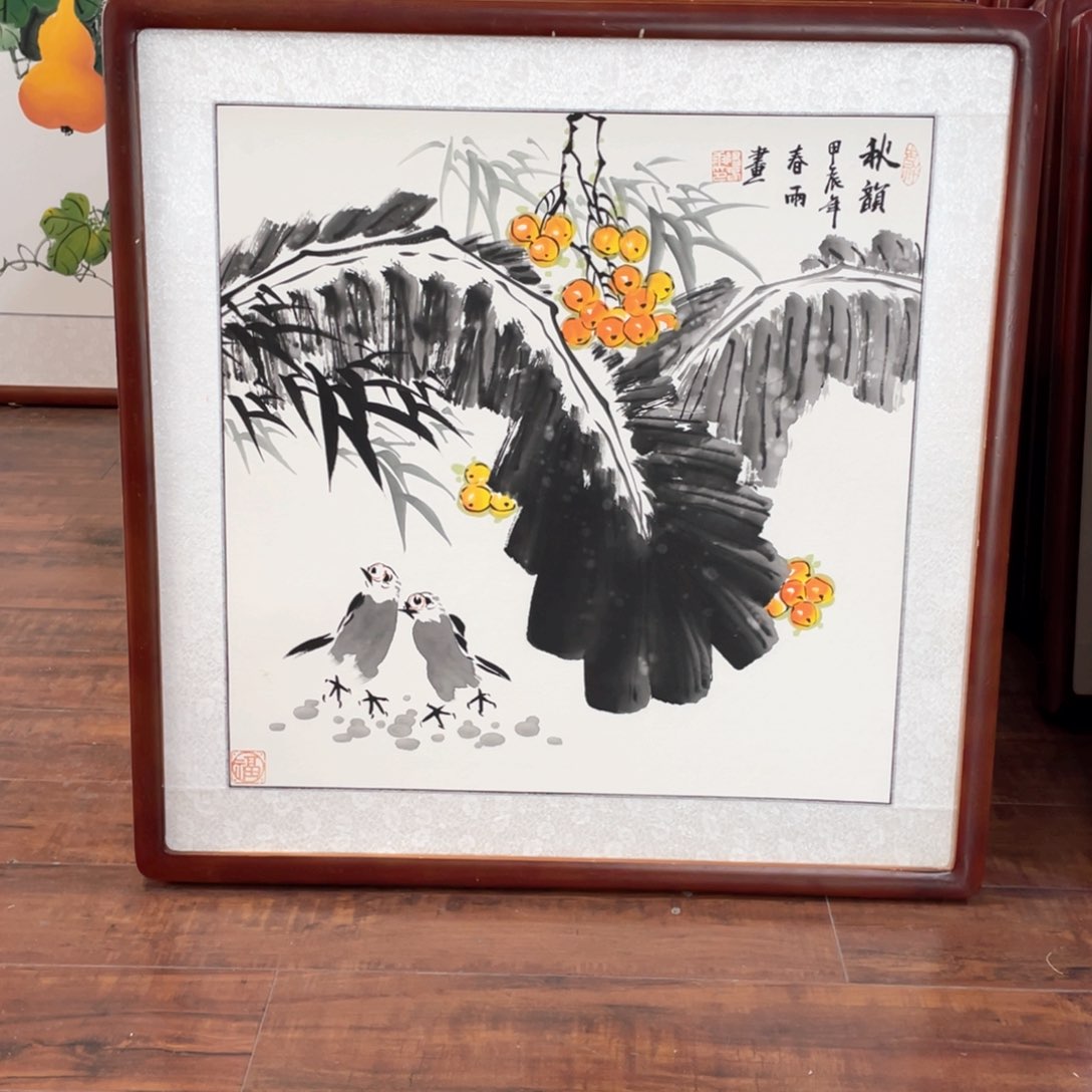 国画带框尺寸63*63厘米