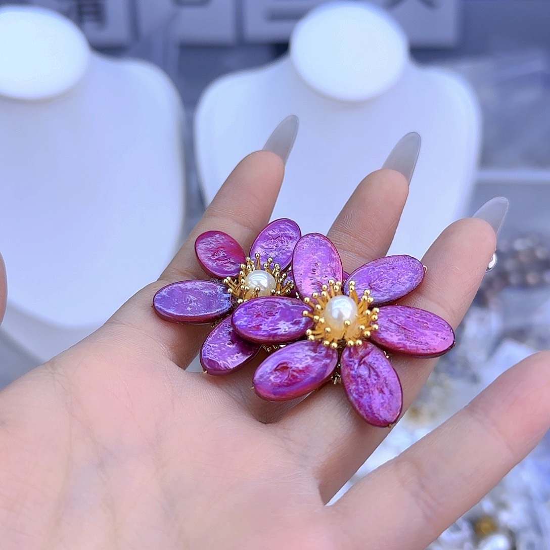 银S925镶嵌项链定制133淡水珍珠