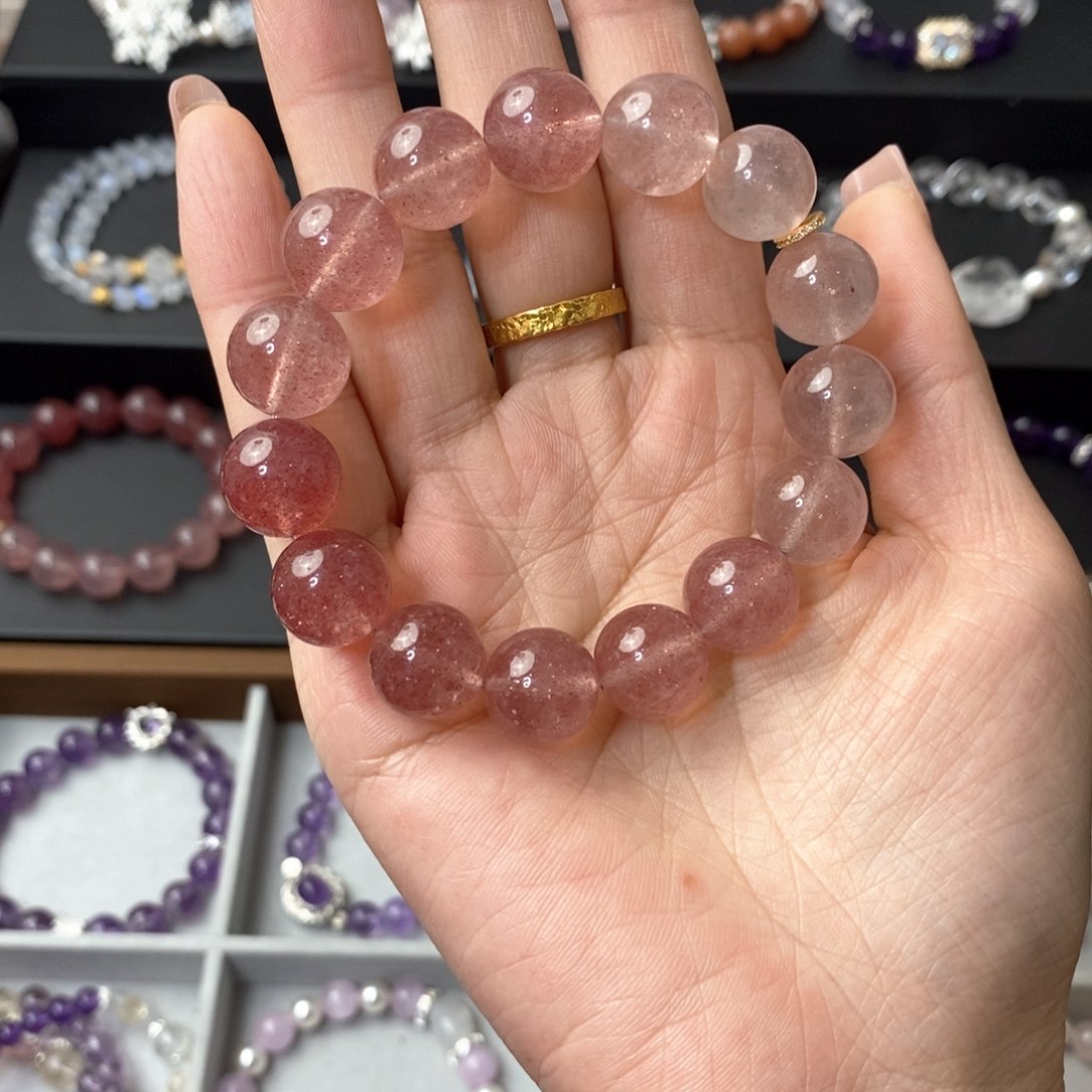 水晶手链合金水晶