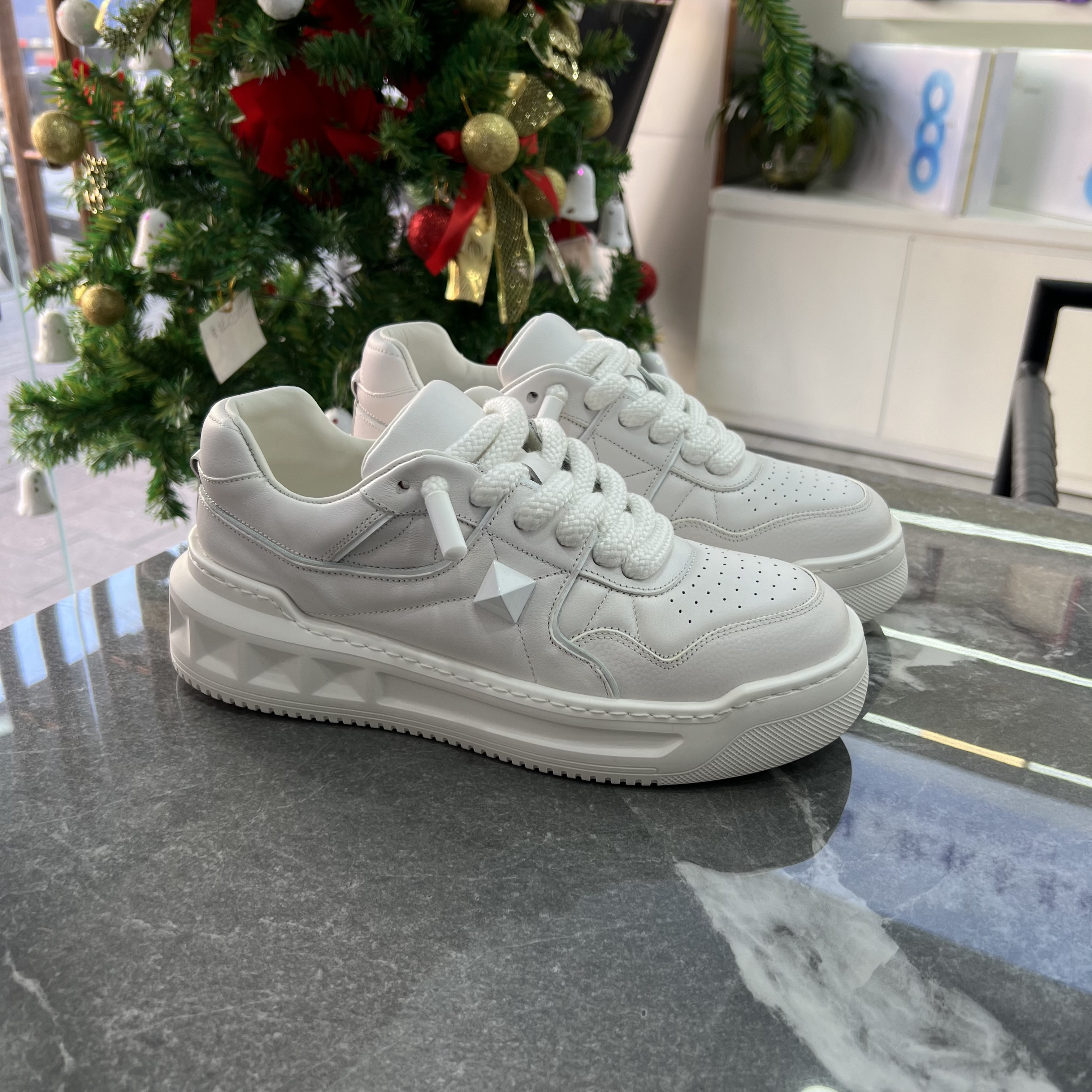 广州真皮小白鞋 手工鞋厚底松糕鞋 百搭休闲情侣鞋