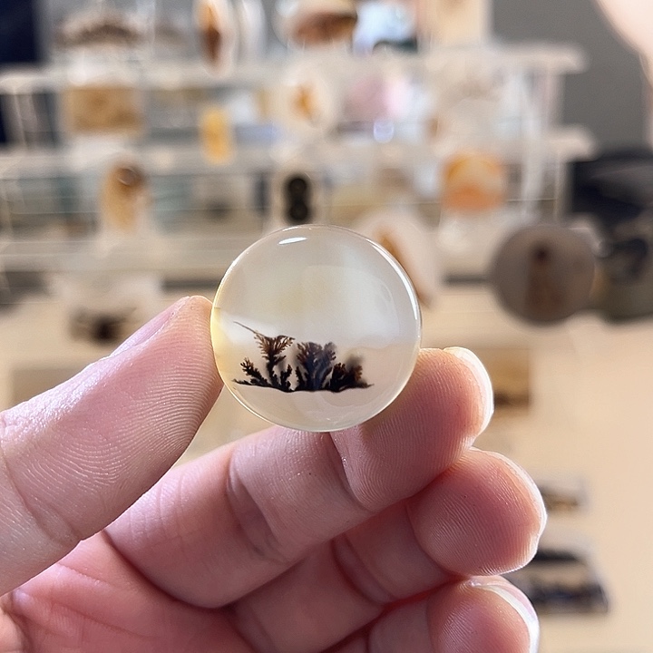 用***6玛瑙/玉髓未镶嵌吊坠(不含链)